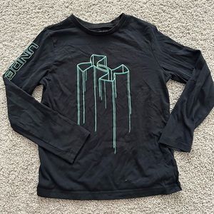 Under Armour Boys long sleeve Shirt YSM- Black